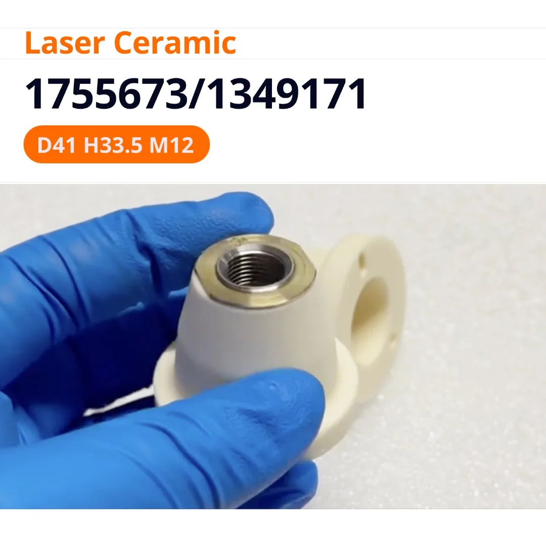 

Laser Ceramic Nozzle Holder OEM PIN 1755673/1349171 High Quality 2D M12 Metal Fiber Laser Cutting Consumables Import Type