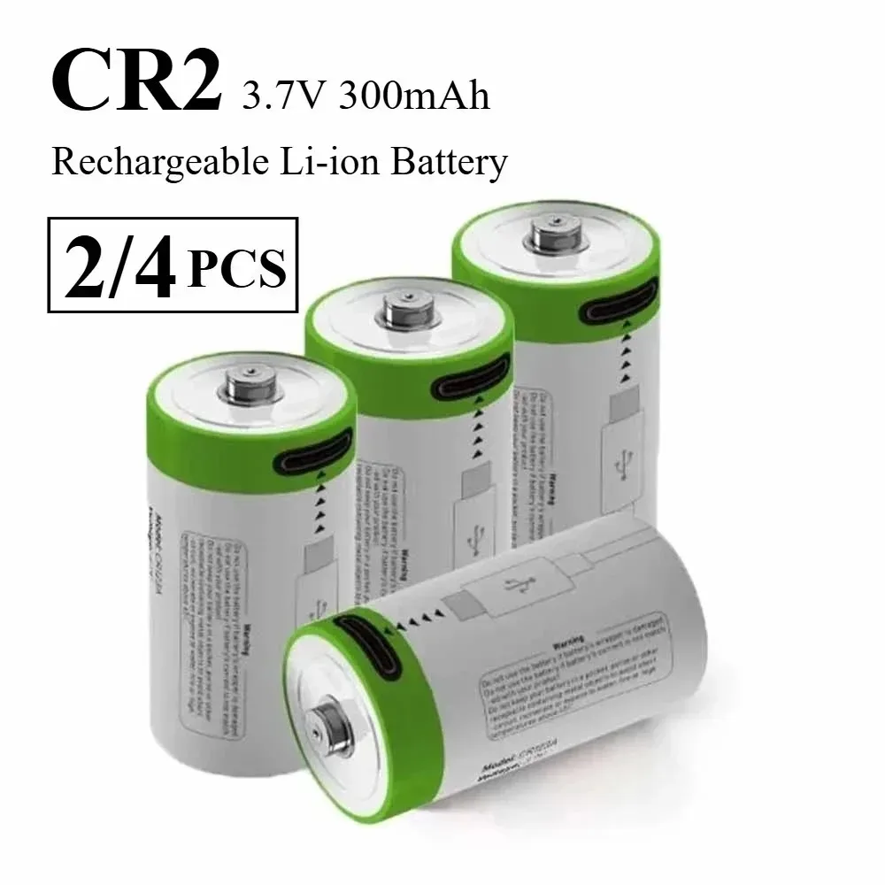 New 2/4Pcs 3.7V CR2…