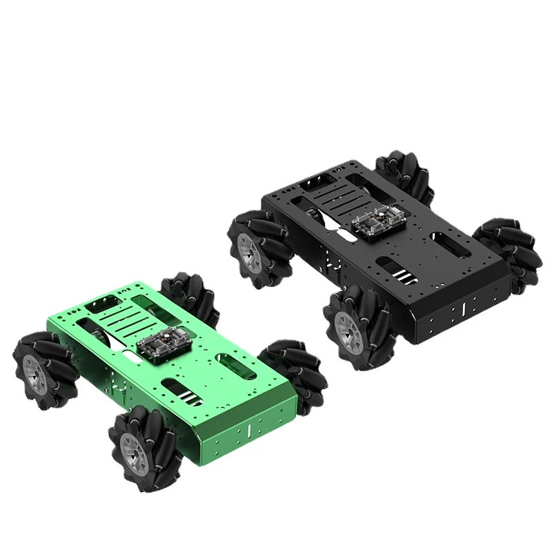 Hiwonder Large Metal 4WD Vehicle Chassis for Arduino/Raspberry Pi/ROS Robot with 8V Encoder Geared Motor