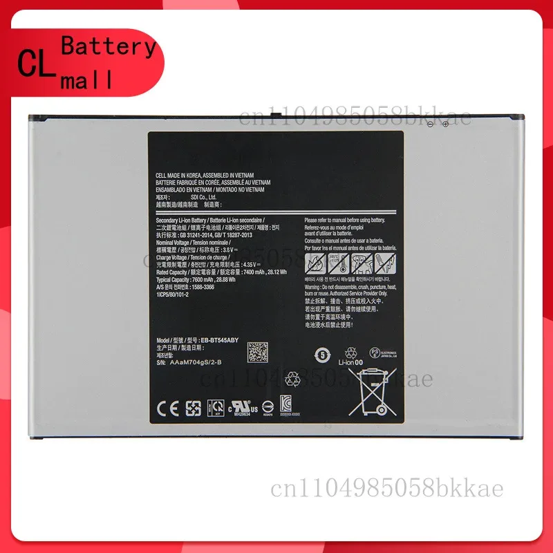 

Высококачественный аккумулятор EB-BT545ABY для Samsung Galaxy Tab Pro Active pro T545 SM-T545