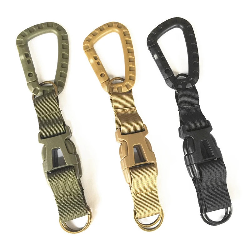 Multi-Functional Combination of Three Ring Buckle, Sports Bag Accessories, Tactical Pockets, Backpack Hook Molle, B47, New