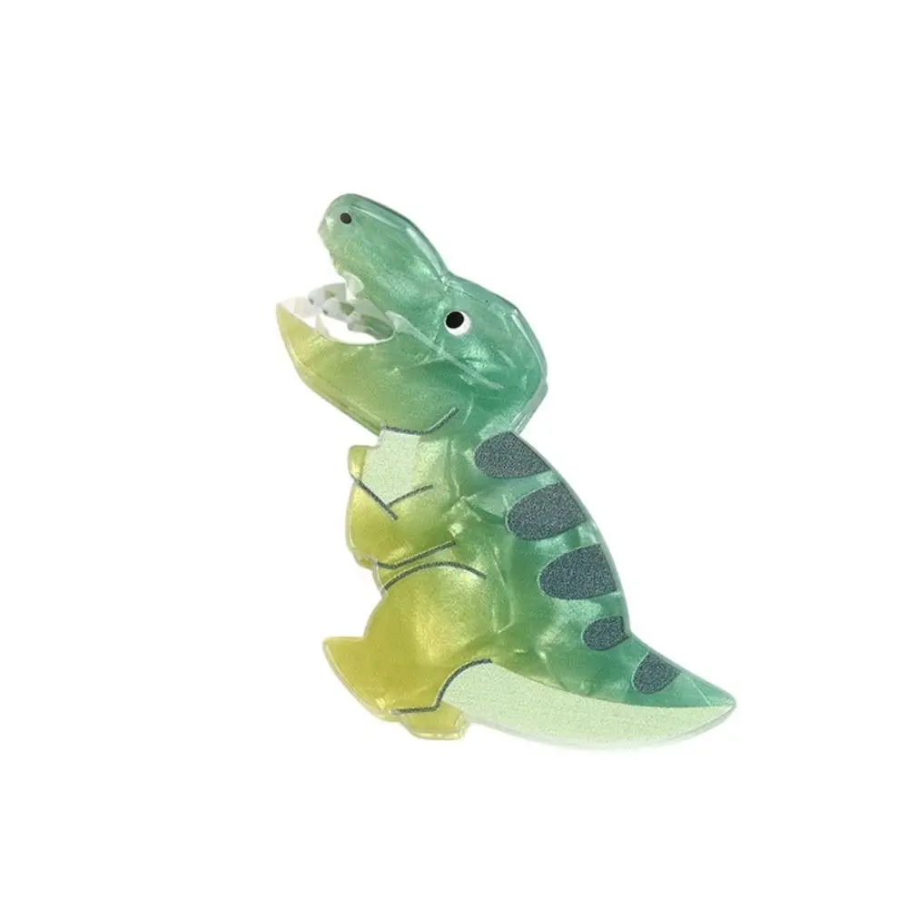 

Tyrannosaurus Rex Dinosaur Hair Claw Pterosaur Stegosaur Acrylic Animal Shark Clip Ponytail Holder Diplodocus Cartoon Hair Clip