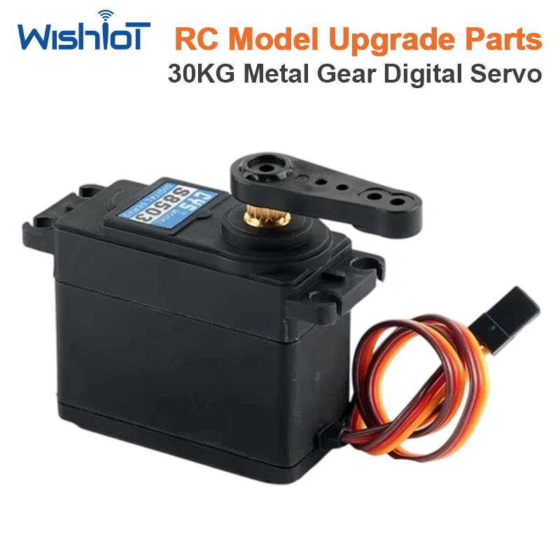 

30KG CYS-S8503 Digital Servo High Torque HV Metal Gear 17T JR Plug For 1:5 RC Car Redcat HPI Baja 5B SS Truck Robot DIY Parts