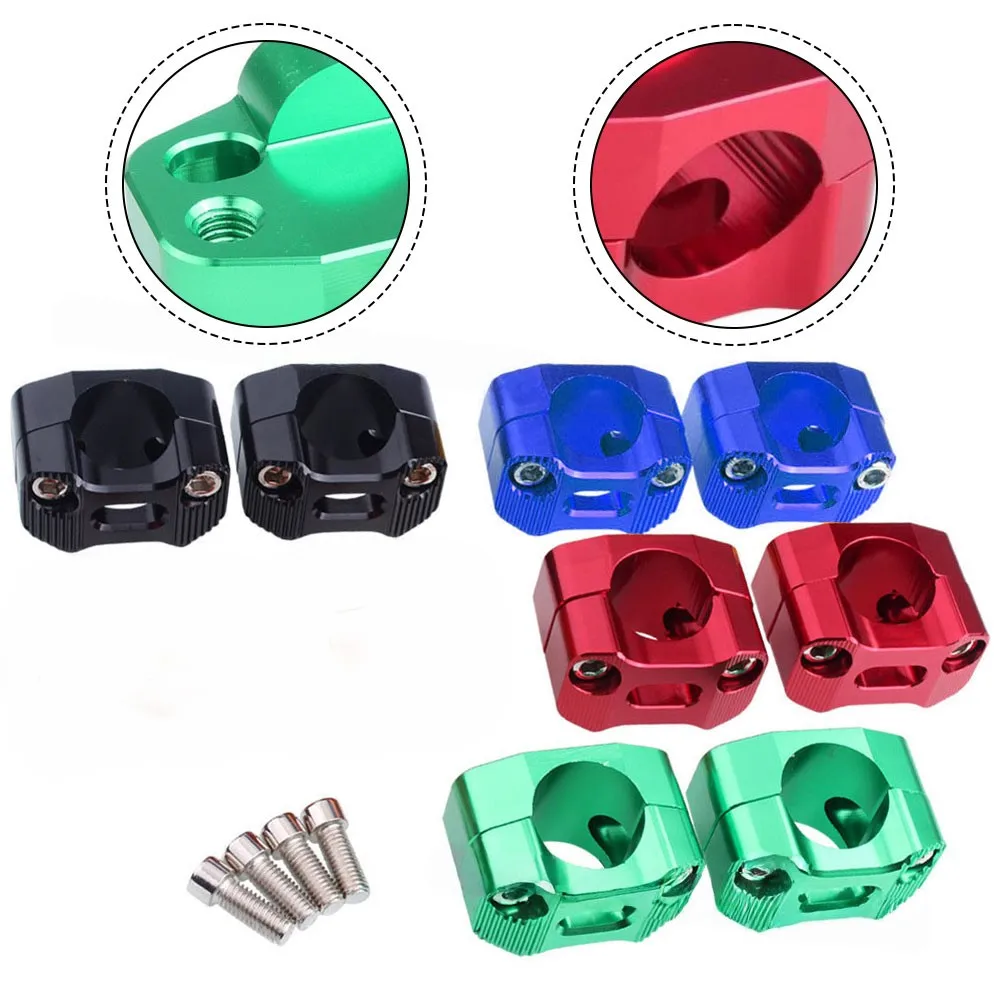 Motorcycle Handlebar Riser 28mm Aluminum Alloy Motorcycle Handlebar Lifter For ATV Off-road Motorcycles