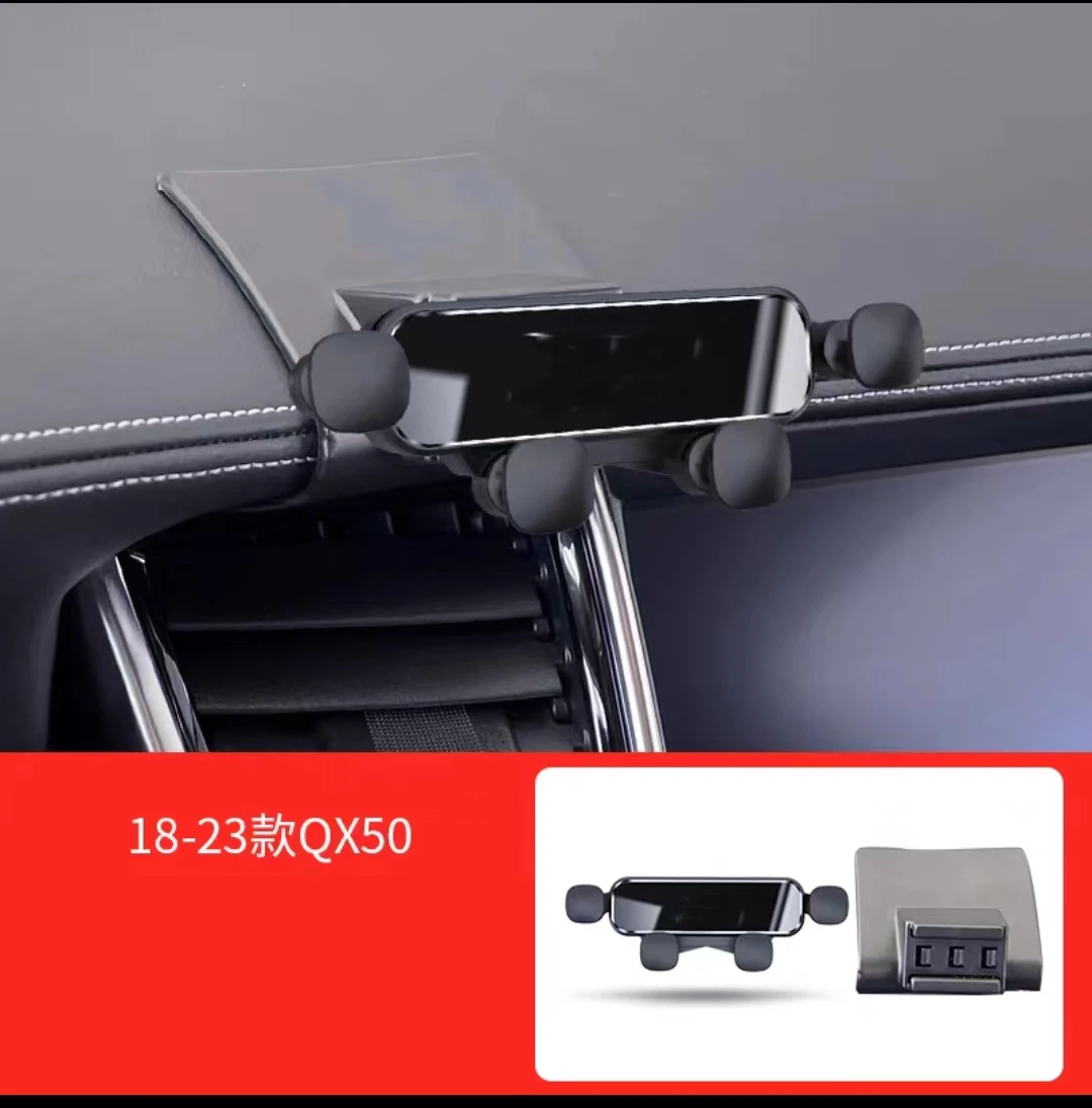 

Car Phone Holder FOR Infiniti QX50 2023 2022 2021 2020 2019 2018 Styling Bracket Rotatable Support Mobile Accessories