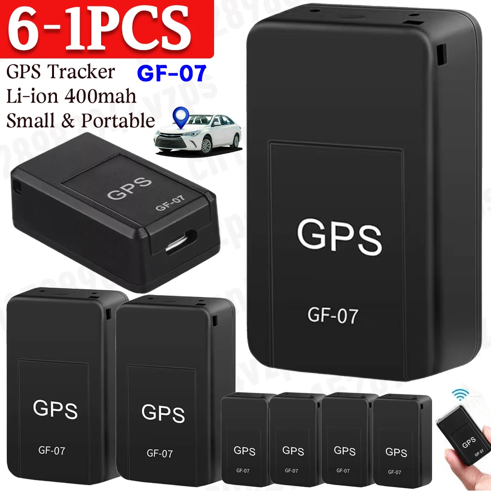 Mini GPS Tracker Magnetic Device Real Time Tracking GF-07 Waterproof Car GPS Tracker Location Automobile Device 1-6PCS