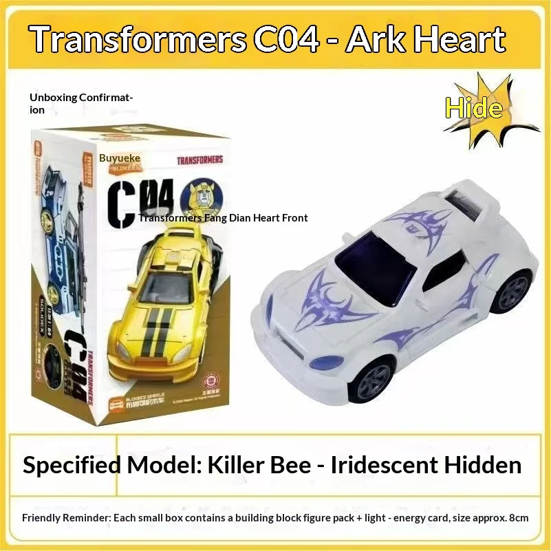 Genuine Blokees Transformers C04 Heart Of The Ark Mini Pocket Building Block Car Toy Blind Box Collectible Gift For Fans