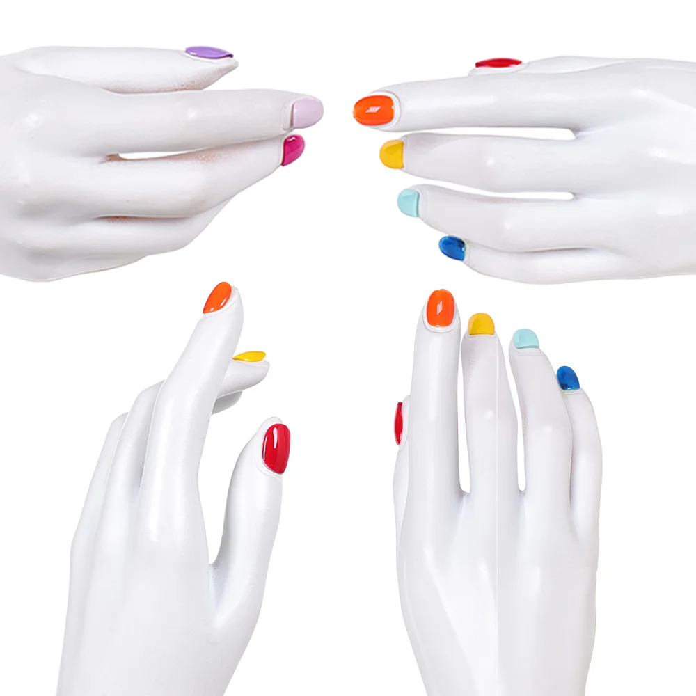 2025 TV Wednesday 2 Cosplay Enid Sinclair Colored Long Round Nails Roleplay Hallowma Carnival Outfit Accessories Props For Women