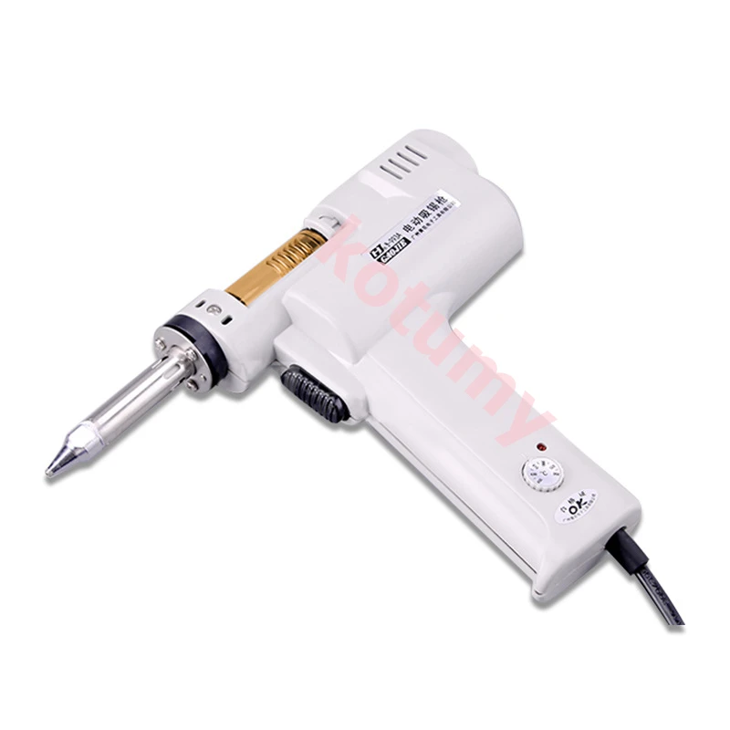 Imagem -04 - Vácuo Elétrico Desoldering Bomba Estanho Sucção Dispositivo Solda Sucker Gun Ferramenta de Remoção 100w 110v 220v