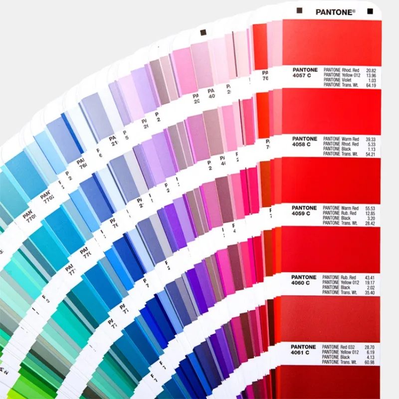 2022 New Version Pantone Formula Coated Uncoated Color Guide Card GP1601B for Professional Printing and Coating with 2390 Colors