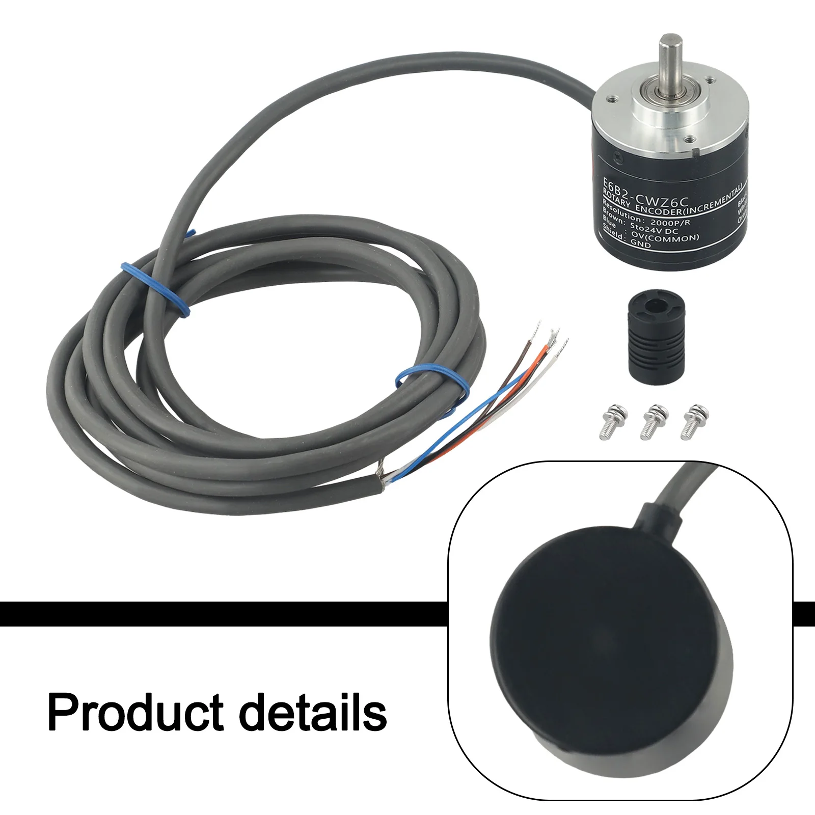Rotary Encoder E6B2-CWZ6C100 200 For 360 400 500 600 1000 1024 2000P/R 5 For -v For Industrial Automation