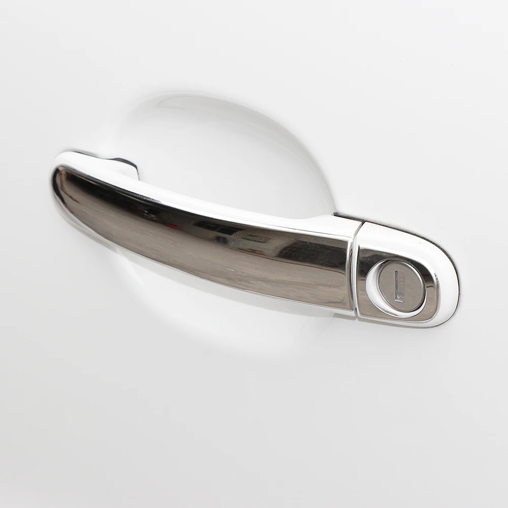 8Pcs/Lot Fit For Volkswagen VW Jetta MK6 POLO 9N Tiguan Touran Bora Seat Stainless steel Door handle cover view 5