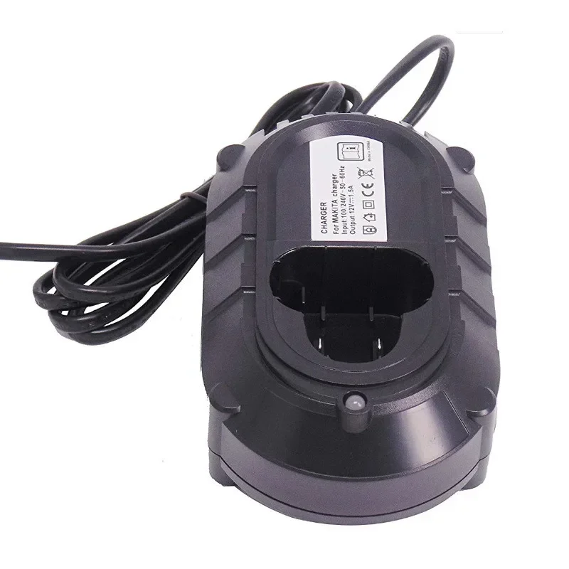 Suitable for Makita 10.8V/12V Li-ion Battery BL1013 DC10WA, New Li-ion Battery Charger, with Optional UK/US Plug Battery Charger