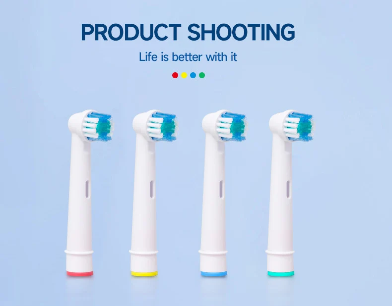 20 Stück/Los Elektrische Zahnbürstenköpfe für Oral B Sensitive Ersatzbürstenköpfe D25 D30 D32 D18 4739 3709 4728 D4510 D12013 – Detail 7
