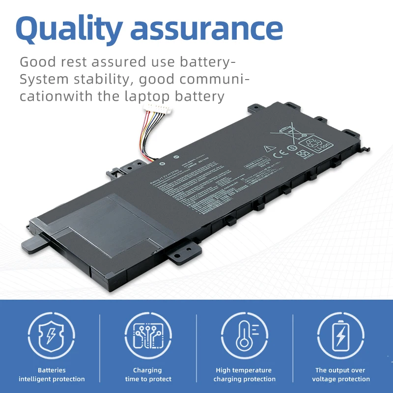 SUOZHAN  Laptop Battery C21N1818-1 37/32Wh For Asus VivoBook 14 X412 X409FA VivoBook 15 F512 X512 S512 A512 K512 R564 Series