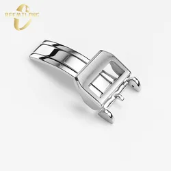 Stainless steel Watch buckle 18MM silver black gold rose gold men women Pin Folding buckle Watch accessories gift tool For IWC