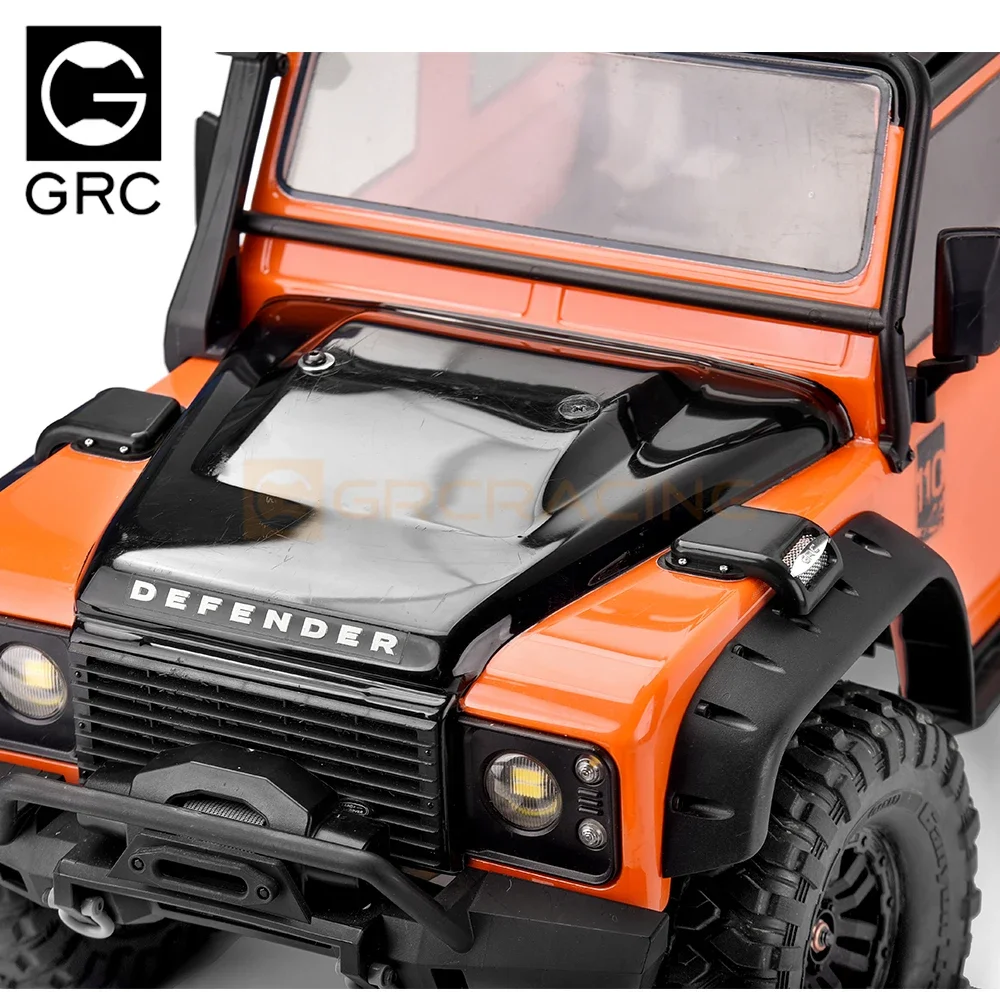 GRC 1/10 Snow / Sand Stone Osłona wlotu powietrza kaptura / do kratki maski silnika do TRX4 Defender D110 D90 RCDream RD110 RD90#G169D G169E