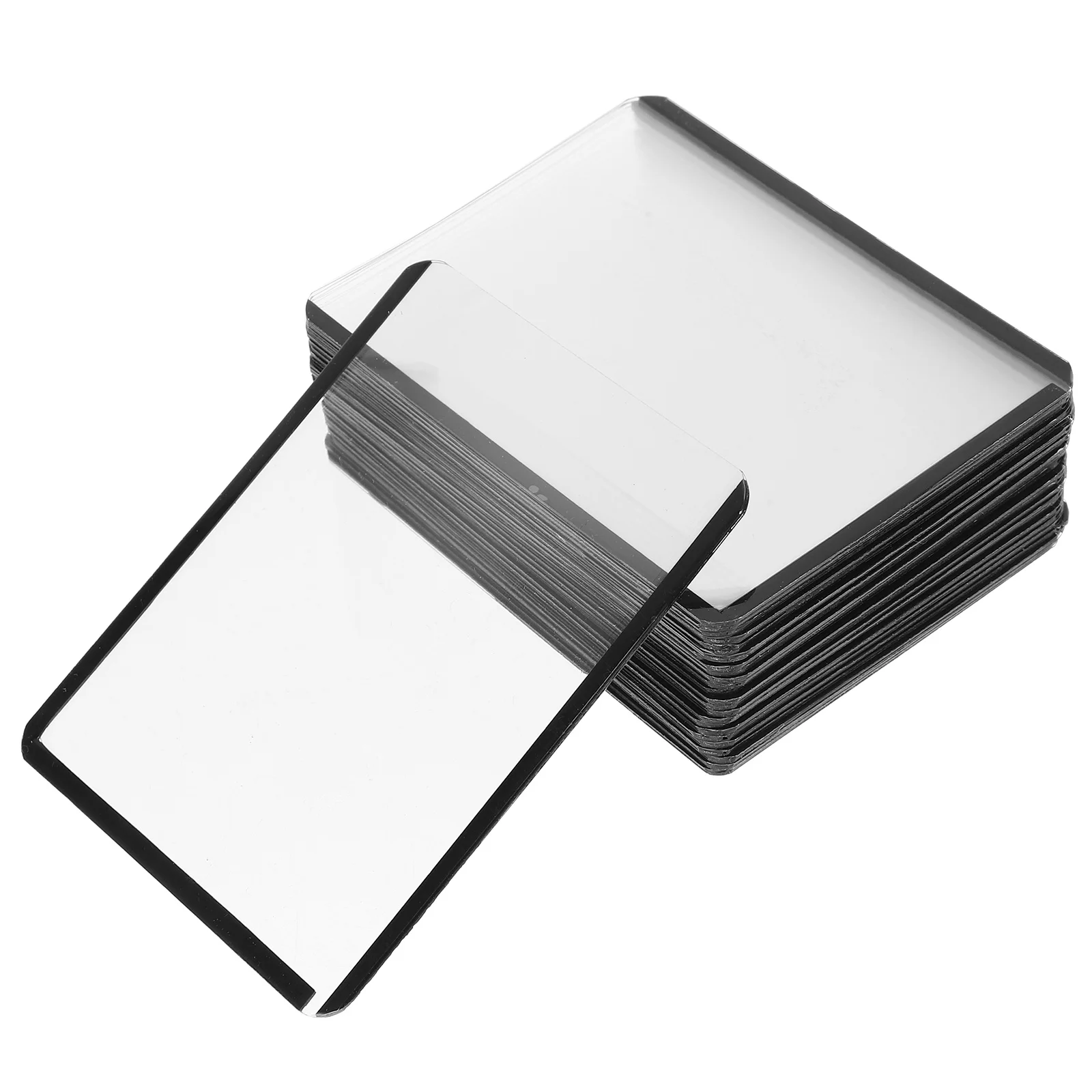 

20 Pcs Tote Transparent Protective Hard Card Holder Baseball Sleeves Game Cards Cover Holders Plastic