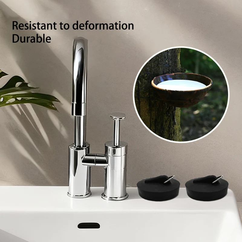 Kitchen Water Plug Bathtub Water Stopper Rubber Overflow Plug Wash Basin Sink Plug Bathroom Floor Drain