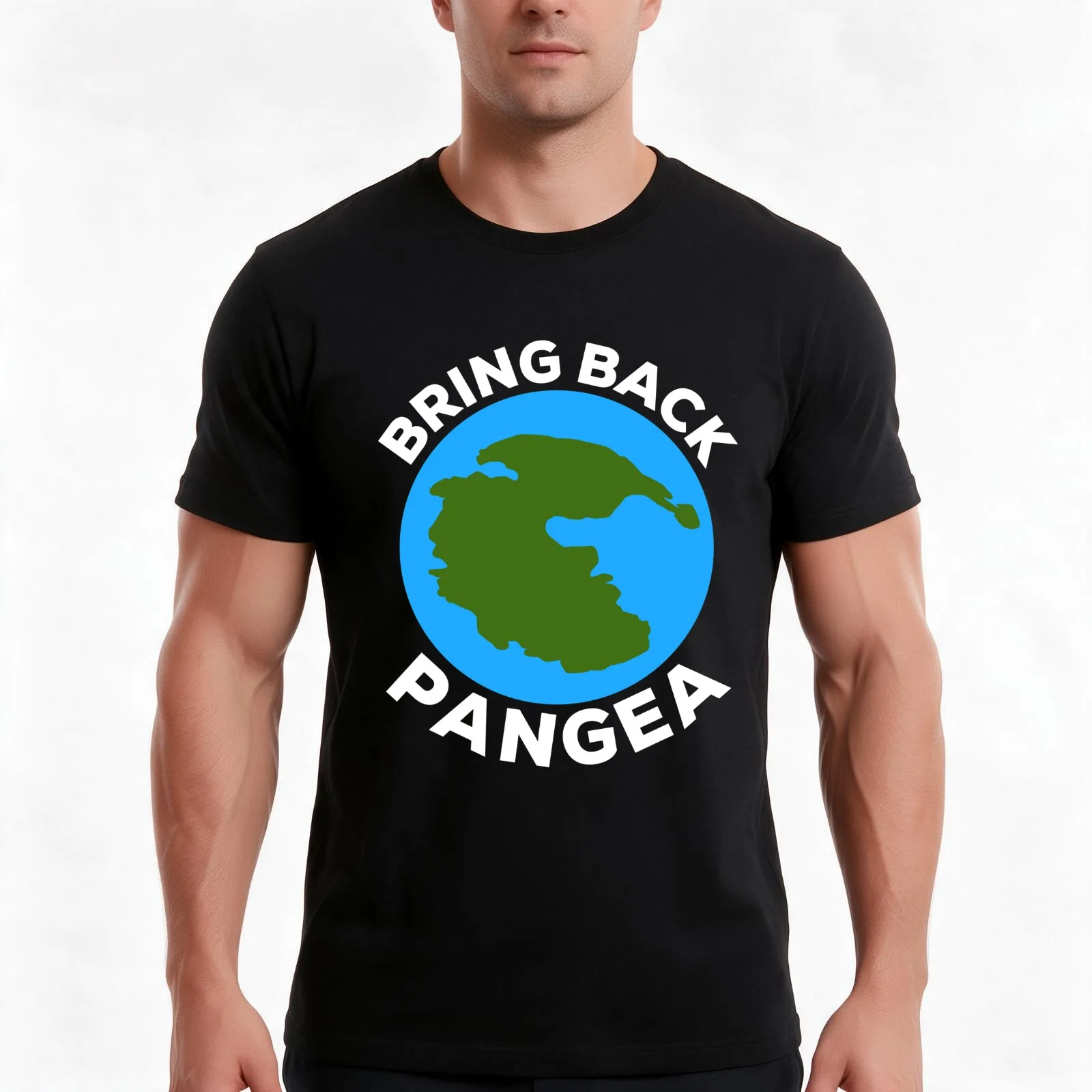 Bring Back Pangea - Geography T-Shirt Summer Casual Cotton Tee Oversized Streetwear Tops Vintage Graphic Print 100% Cotton