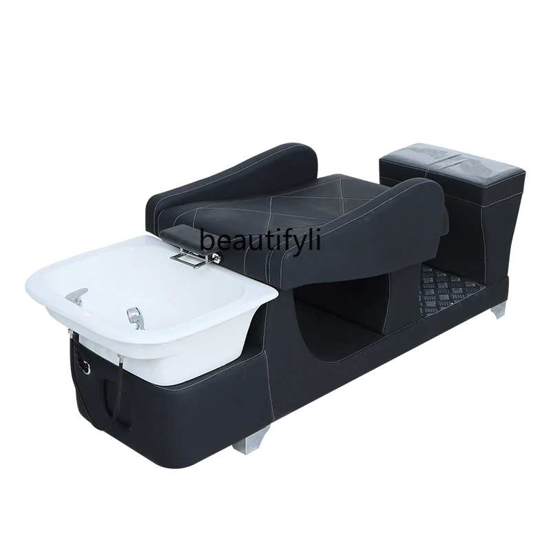 New Factory Direct Sales High-End Hair Salon Lying Half Beauty Massage Flushing Bed Hair Salon Shampoo Chair for Hair Salon