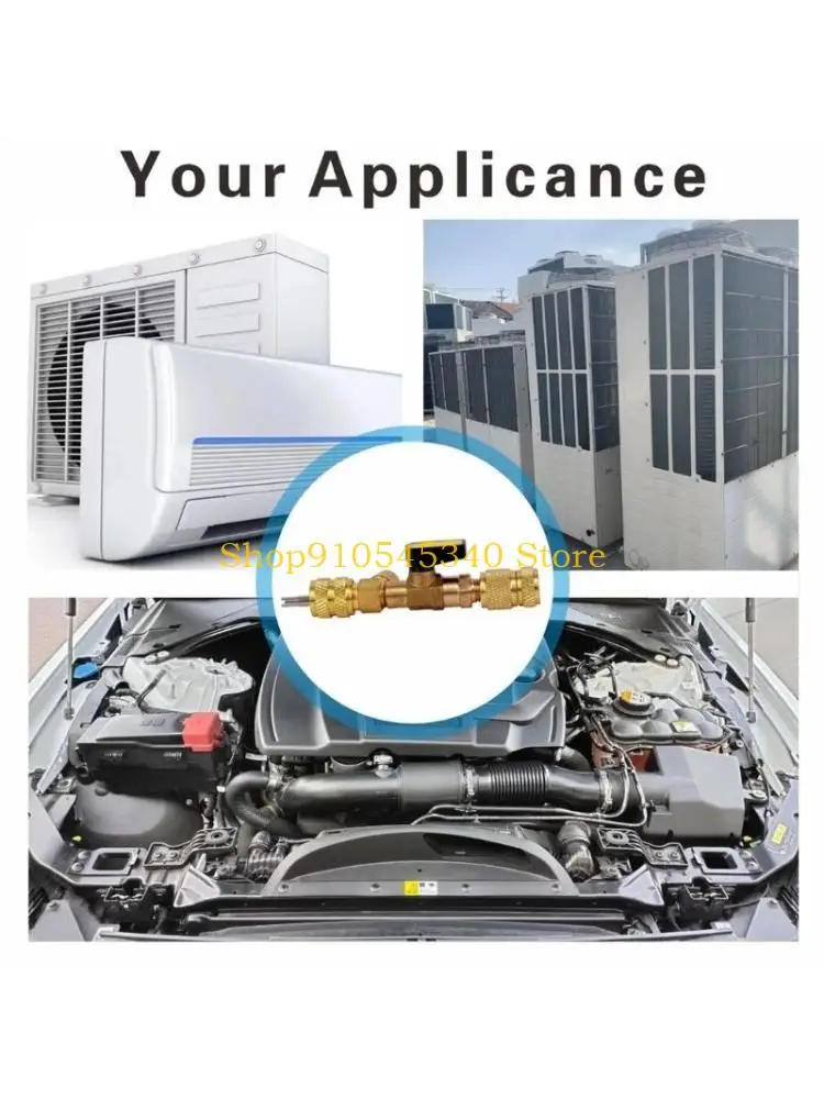 

U2JA Professional Tool Suitable for R410A R404A R407C R134A Disassembly with 10pcs 5V1 Cores HVAC Repair Maintenance