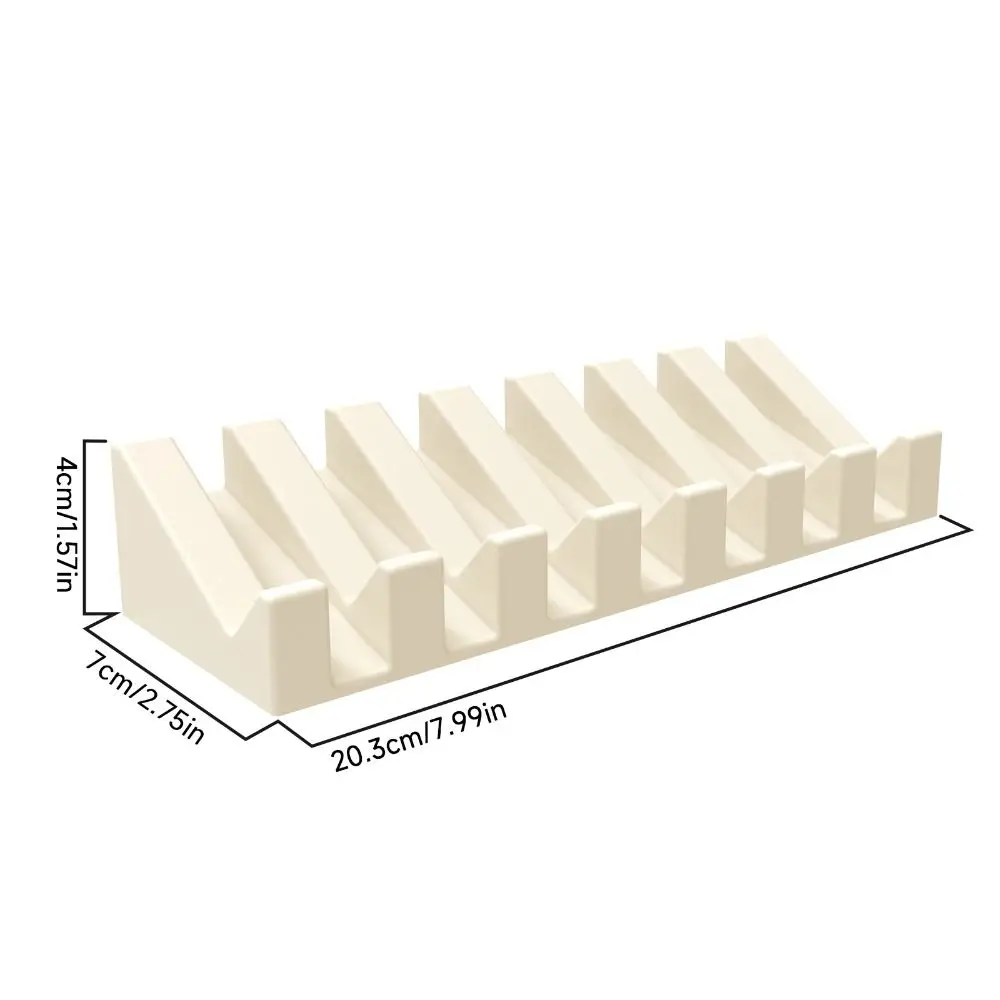 Silicone Self-Drenagem Saboneteira Suporte, Cachoeira Bandeja, Banheiro, Cozinha, Bar, Bancada, Fácil de Limpar, Novo