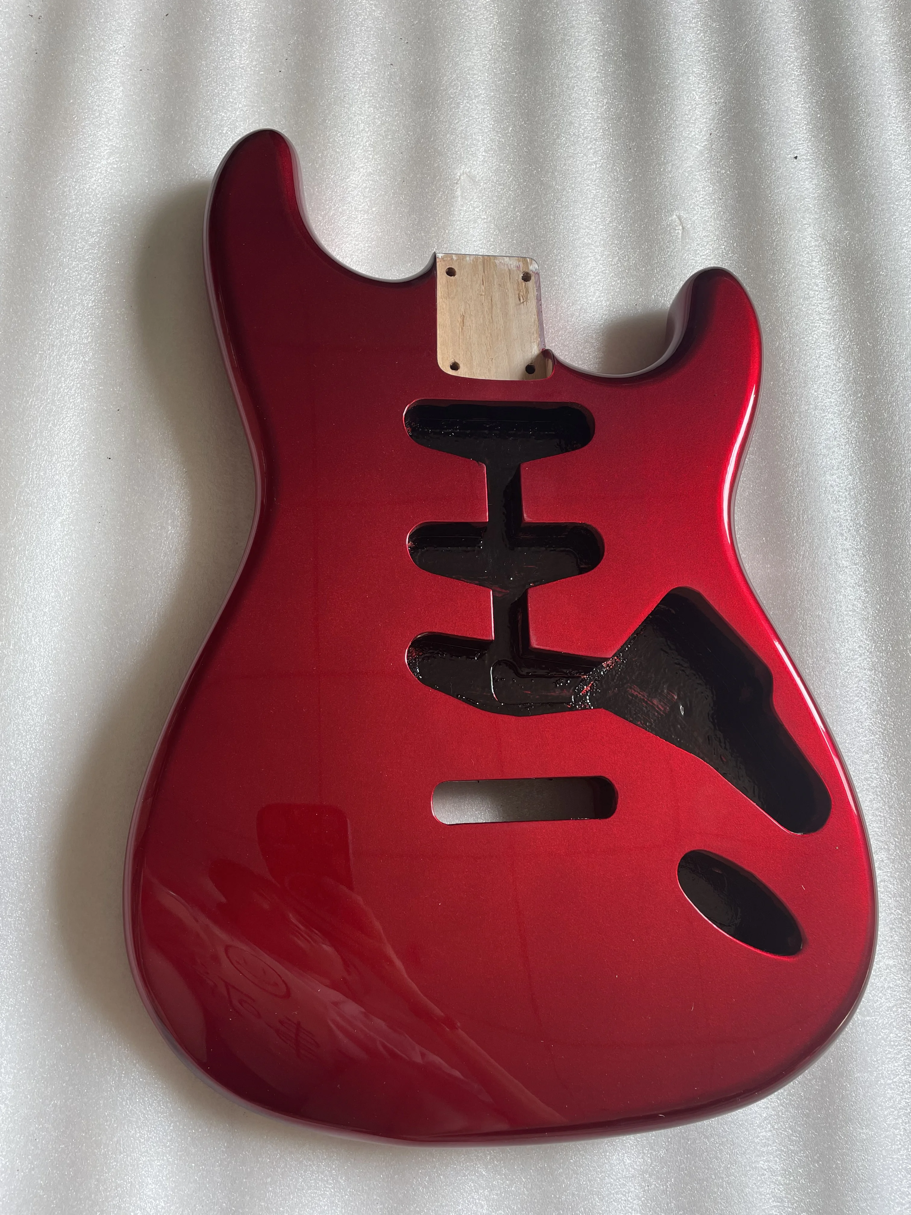 High Quality Alder Guitar Body Gloss Finished Colourful SSS Electric Guitar Luthier DIY Replacement Part 5.56-5.6cm Heel