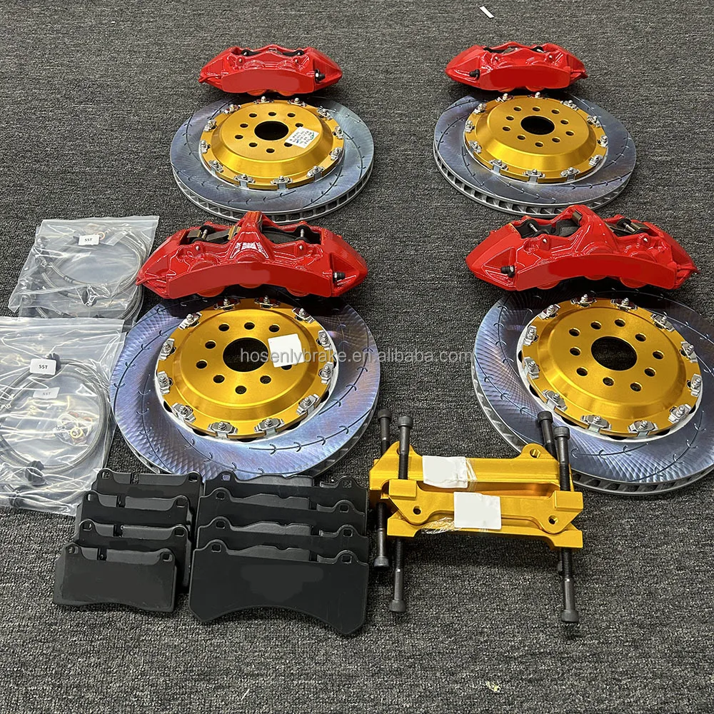 Front 6-Pot Rear 4-Pot Gold Big Brake Kit for Ford Focus RS BMW M3 M4 E90 335i
