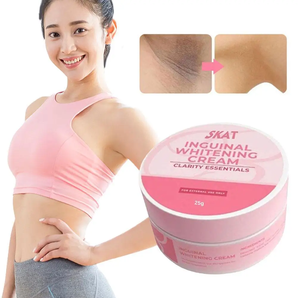 2pcs Women's Whitening Cream Bleaching Face Body Whitening Underarm Lightening Cream Legs Cream For Dark Skin