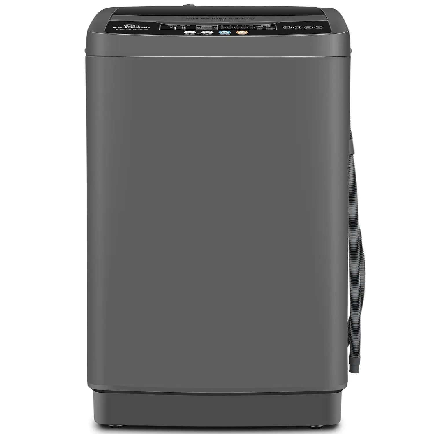 20Lbs Full-Automatic Portable Washer & Dryer Combo with Drain Pump LED Display 10 Programs 8 Water Levels, Customized