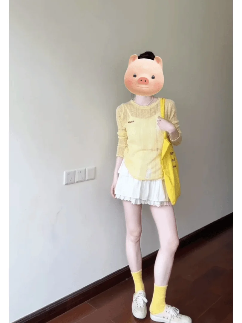 

White High Waist A-Line Skirt Women's Summer Sweet Youthful Versatile Cake Skirt Pleated Short Skirt Fashionable Baking