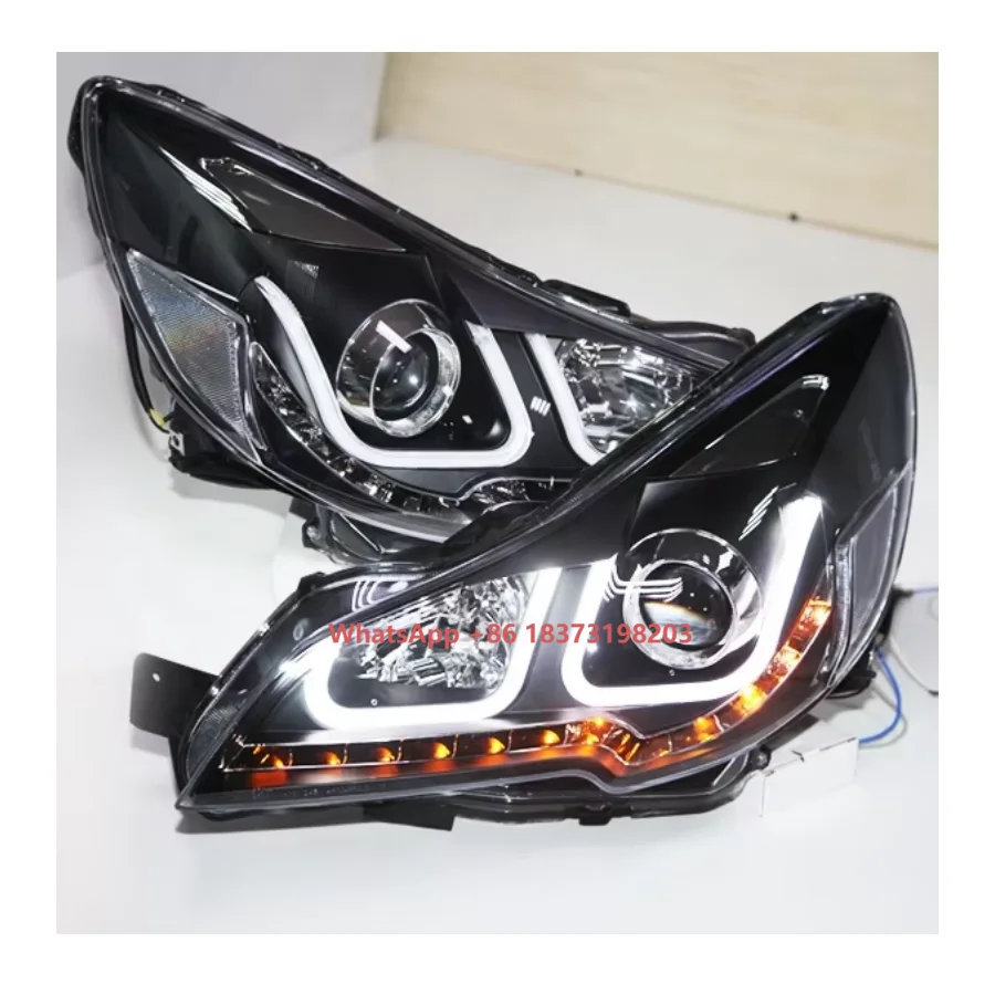 

U Type LED Headlight 2010-2013 Year LED Head Lights Projector Lens for Subaru Outback