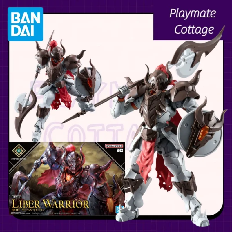 

In-Stock BANDAI Genuine 30MF Anime Figure LIBER WARRIOR Assembled Model Joints Movable Toys for Kids Gift Original Box Brand New