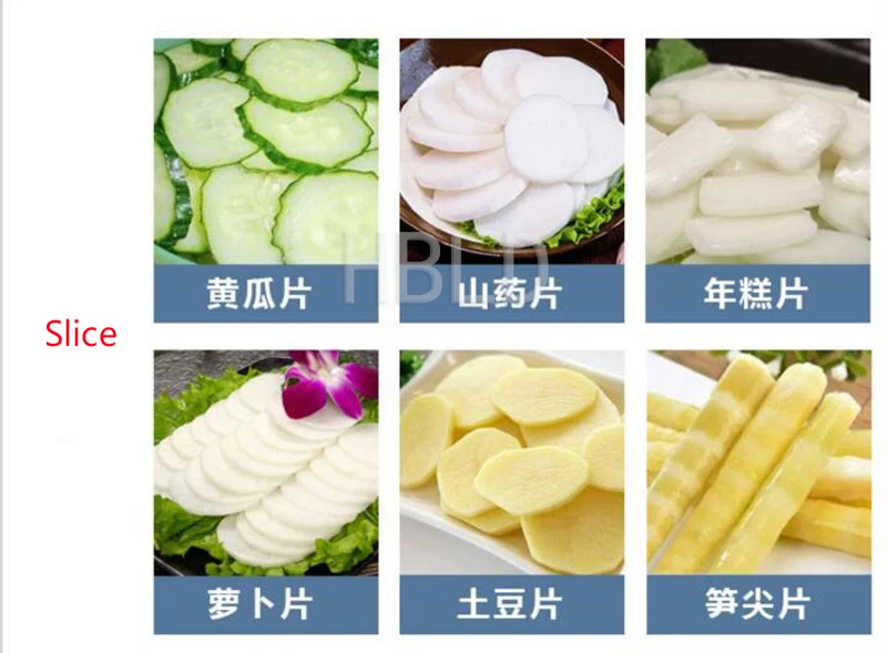 

Multi Functional Electric Commercial Vegetable Slicer, Chive Chopper, Celery, Potatoes, Sweet Radish Slicer