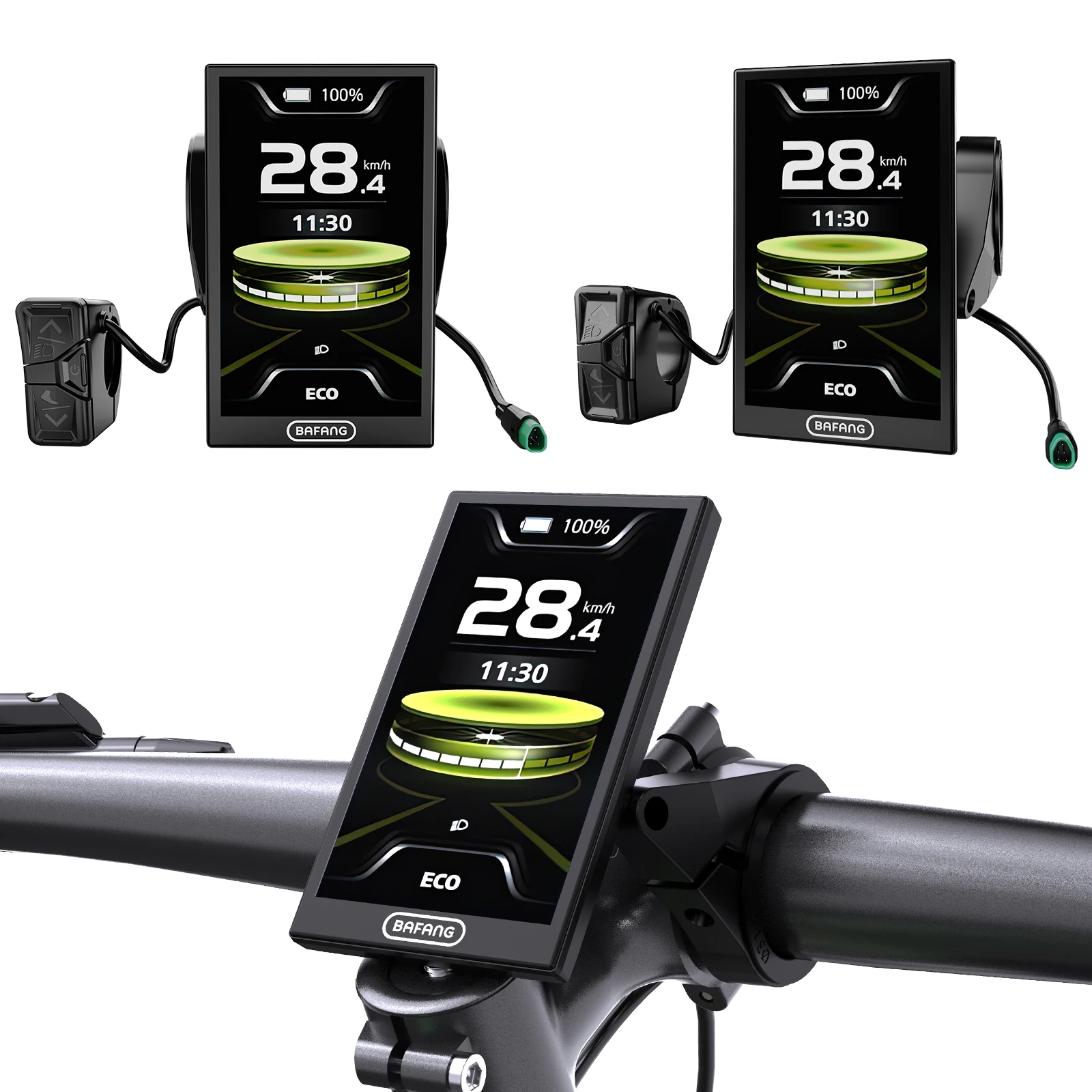 [Direct à l'ue] BAFANG DPC010 Ebike affichage 4 "écran TFT IP66 étanche rétro-éclairage automatique Ebike compteur de vitesse et ordinateur