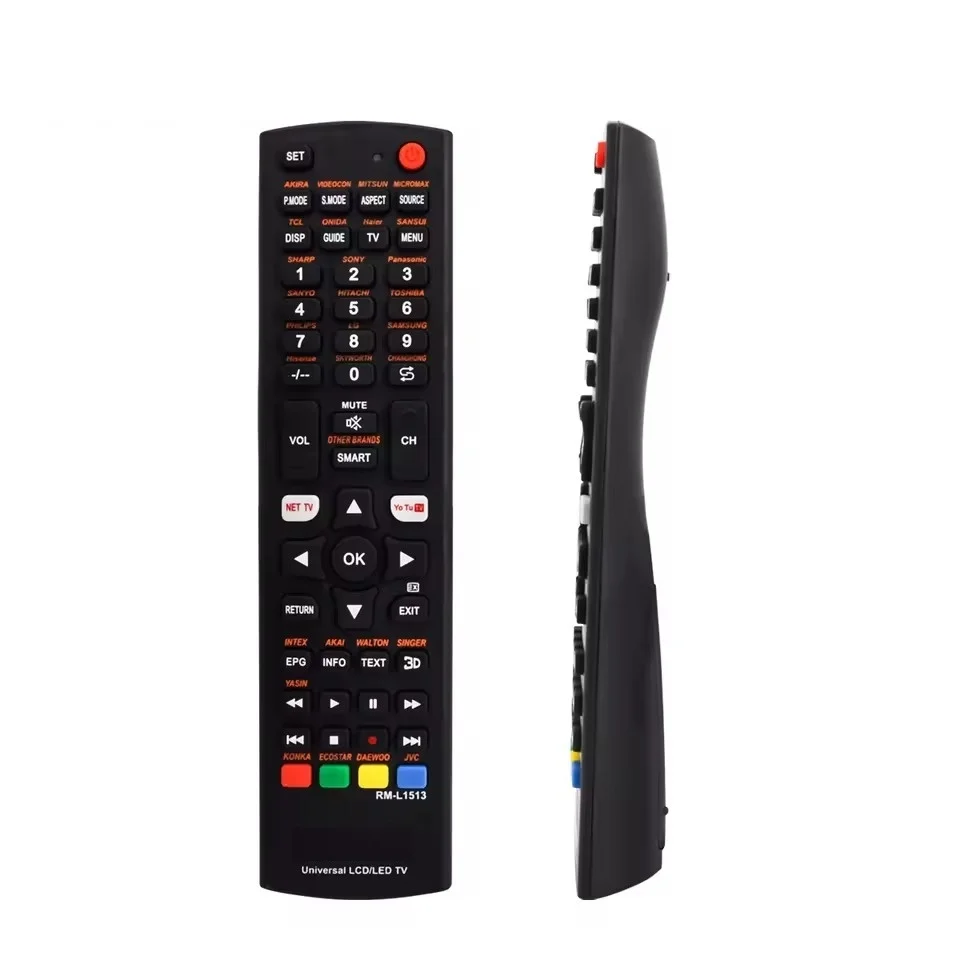 New RM-L1513 LCD TV Infrared Remote Controller for All Brand Televisions No Setup Required