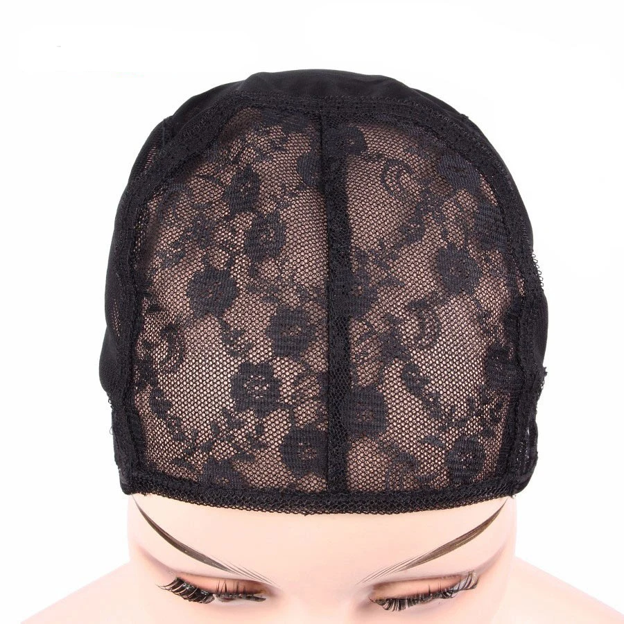 Nunify Best Adjustable Wig Cap For Making Wigs Double Layer Lace Wig Caps Black Dark Brown XL/L/M/S Hairnet Nylon Wig Cap 1pcs