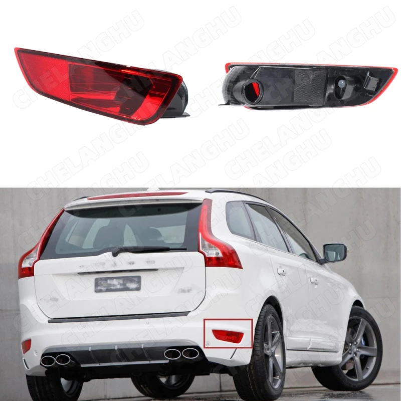 

1Pc Right Side Rear Bumper Reflector Light Lamp without bulb For Volvo XC60 2008 2009 2010 2011 2012 2013 Car Accessory 30763323