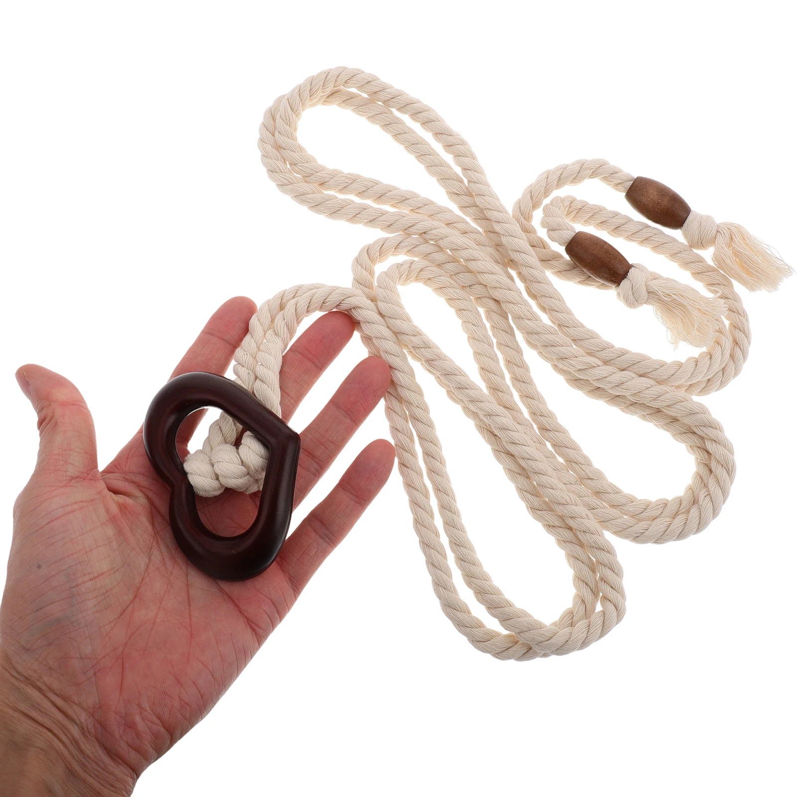 

Braided Hemp Rope Waist Chain Belt for Dresses Women Boho Tie Style Adjustable Woven Waist Belt Summer Handmade Braided Belts