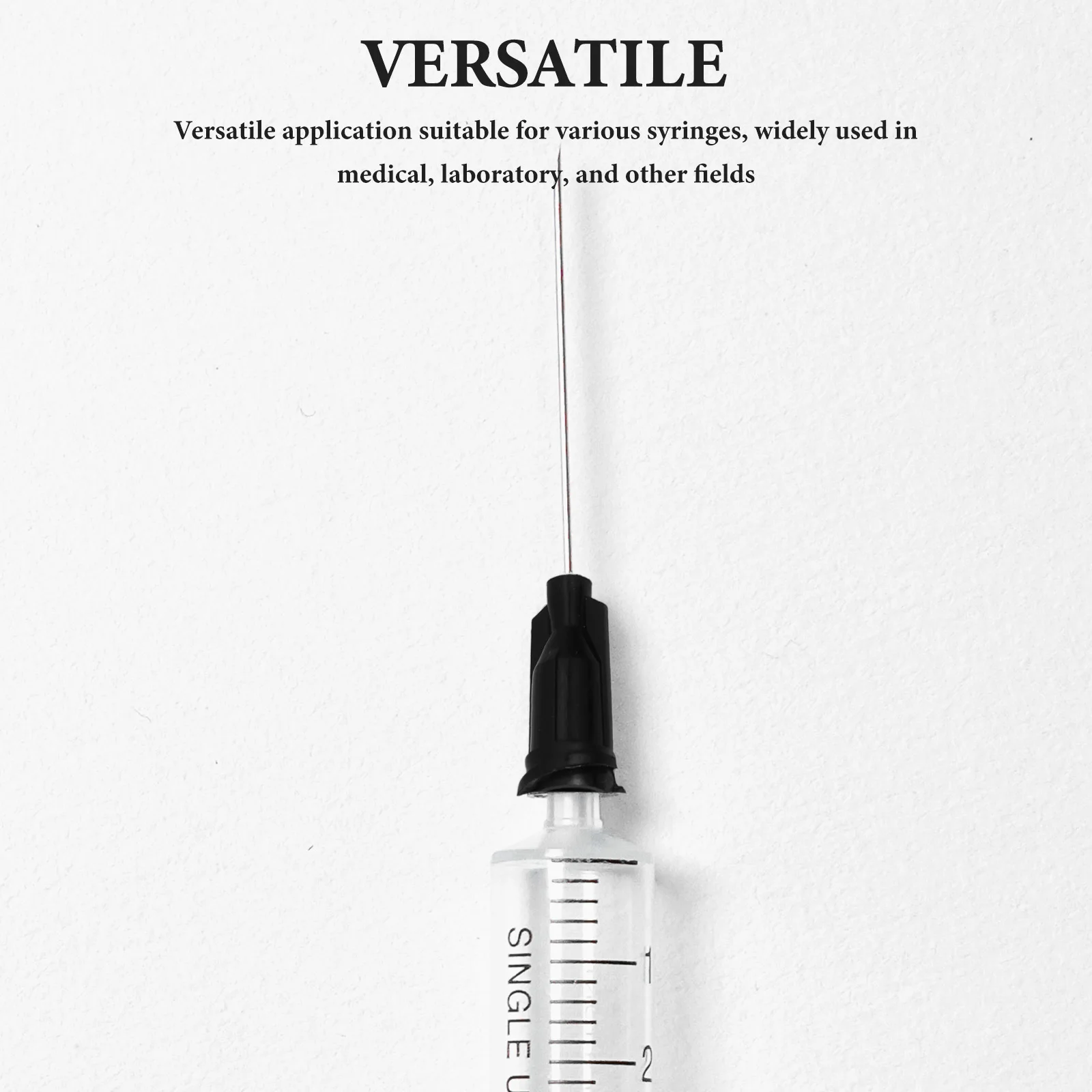 

100pcs Syringe Tip Caps Plastic Leak-Proof Screw Type Luer Lock For Medical Laboratory Industrial Teaching Equipment Use