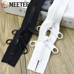 1-6M 10# Sewing Closures Resin Zippers Extra Large Zipper Outdoor Tent Double Sliders Zip Long Zips Lock Repair Accessories
