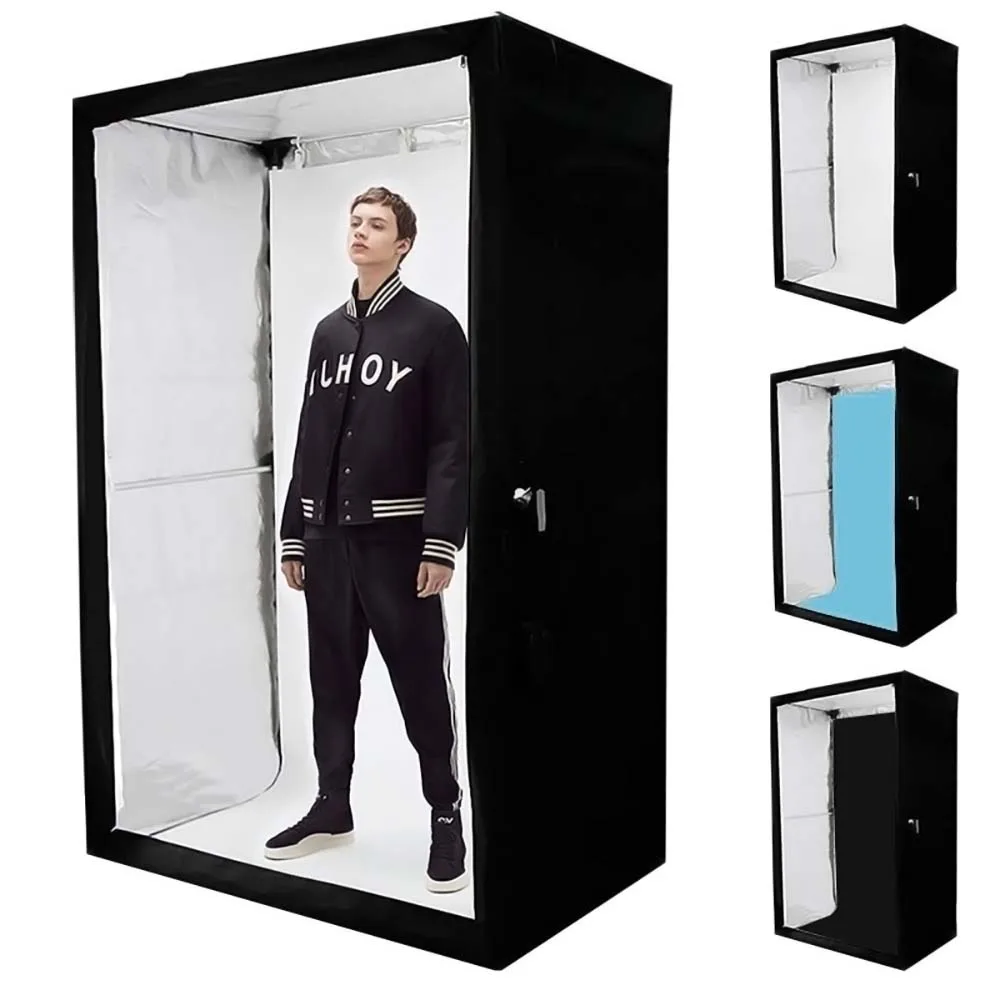 Photographic Cabin LED Studio Box 2 Meters with 3 Funds-TUDOPRAFOTO