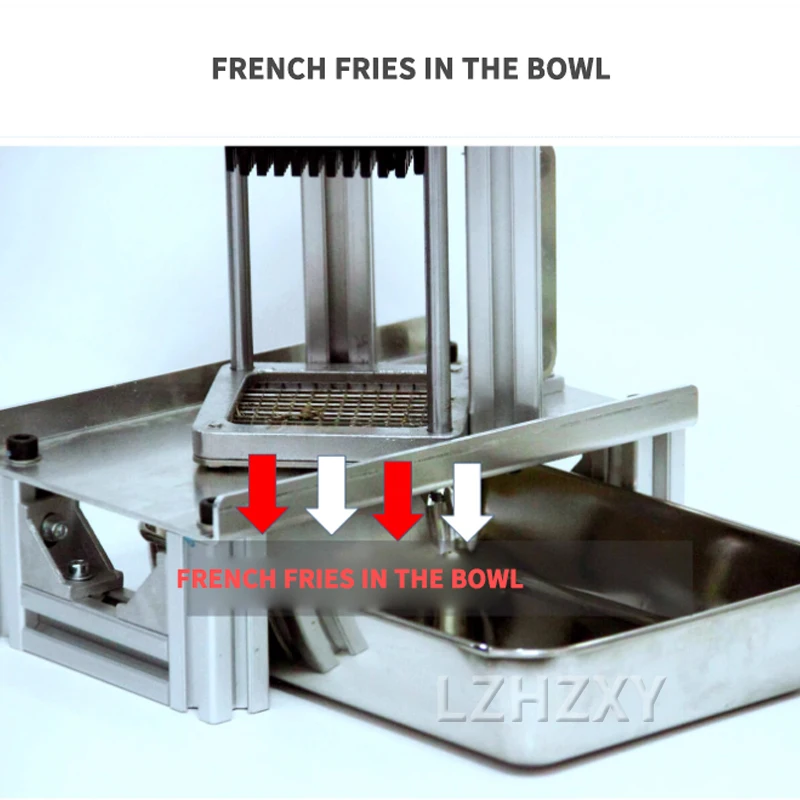 Trancheuse Manuelle pour Légumes et Fruits, Machine de Découpe Domestique pour Pommes de Terre et Tomates, Gadgets de Cuisine Commerciaux, 7/10/14mm, D479