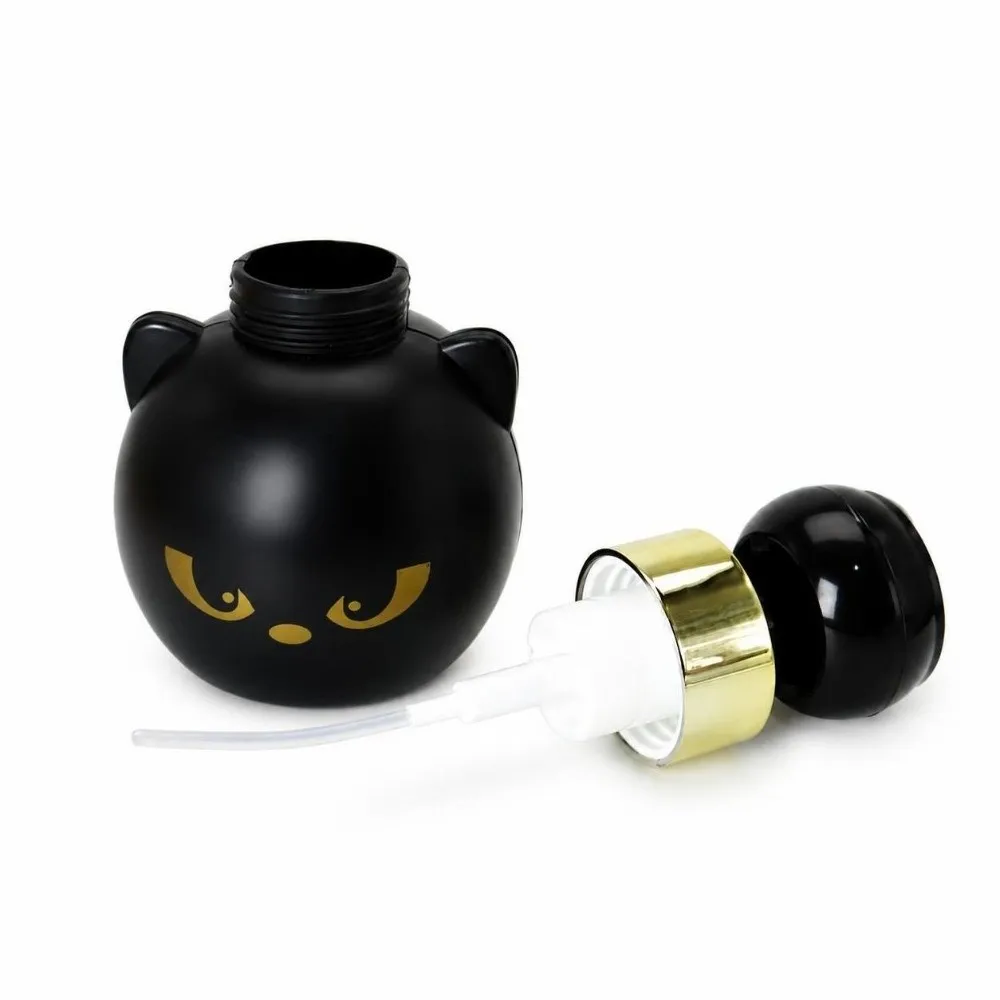 ABS Foam Soap Dispenser Paw Shaped Foam Black Gold Soap Pump Bottle Refillable Design Liquid Soap Compatible Hand Soap Dispenser