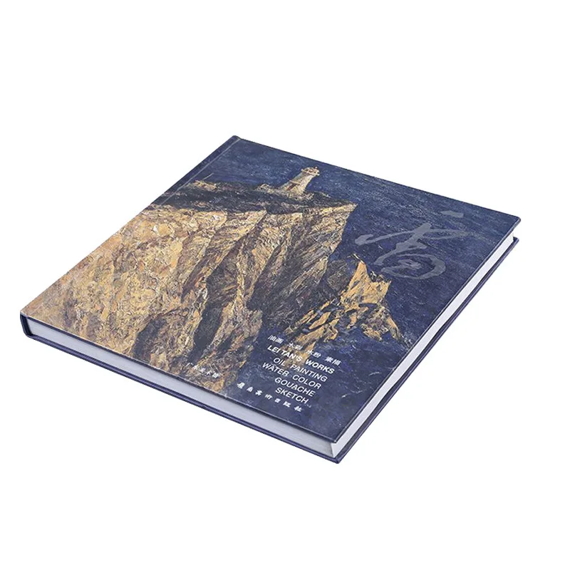 Custom. Enterprise Album Printing Factory Business Card Folding Instructions Color Page Brochure Hard Hardcover Book Can B