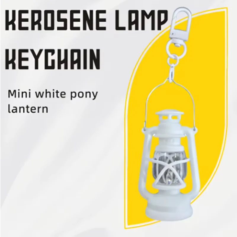 Mini Electronic Candle Lamp Keychain, Vintage Lighting