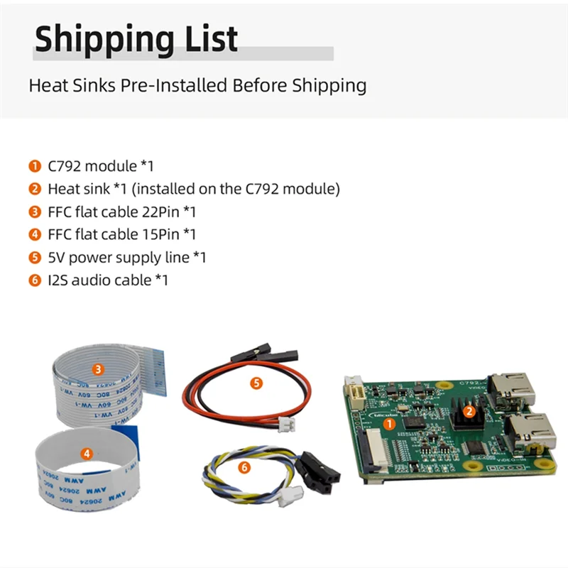 

HJ-C792 -Compatible To CSI And I2C Module 4K@60Hz Loop Out Module 1080P@60Hz CSI Video Capture Module
