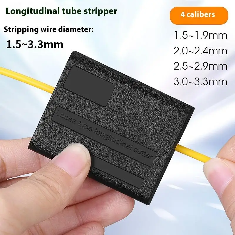 1Pc 4.5/6/7/8/11mm Longitudinal Beam Tube Stripper Fiber Optical Cable Jacket Sheath Slitter Fiber Optical Loose Tube FTTH Tools