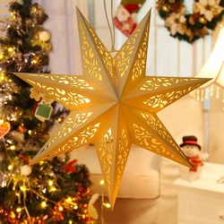 Pendenti pendenti con stella cava Decorazione natalizia 2025 per la casa Ramadan Regali per feste musulmane islamiche Decorazioni per la casa Eid Mubarak